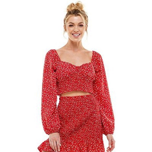 NWOT Lily Rose Long Sleeve Molded Cup‎ Top & Skirt Long Sleeve Women’s Size XS